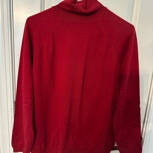Talbots Vibrant Red Turtleneck Sweater